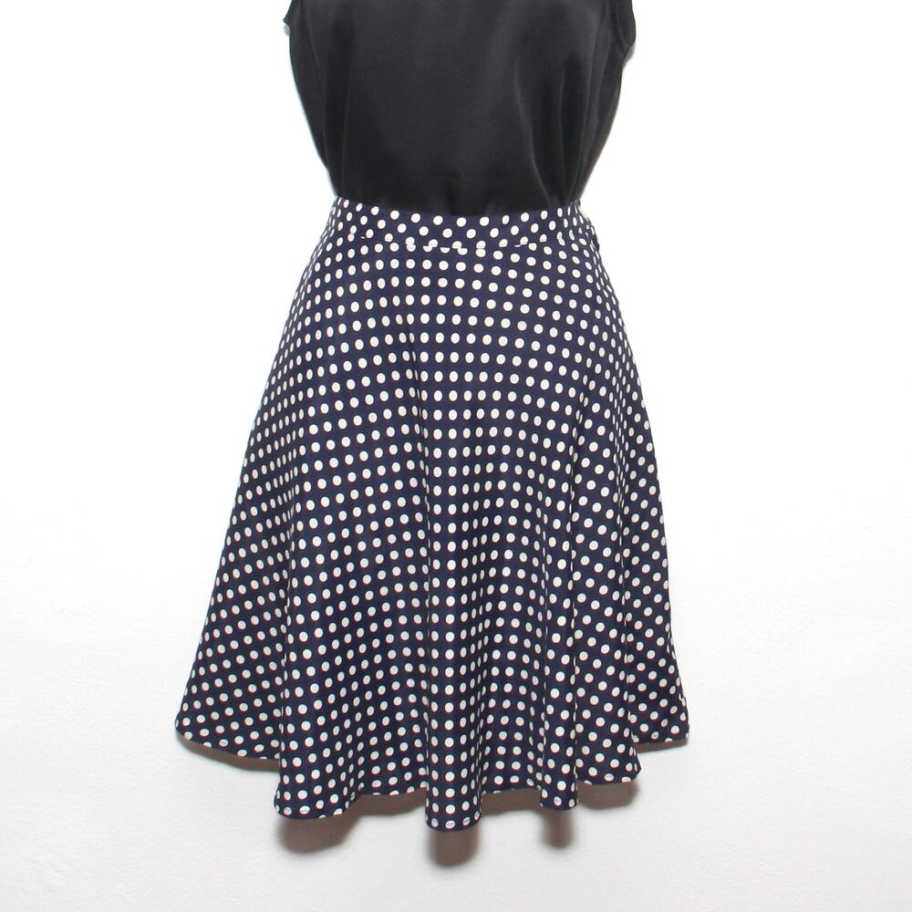 intage Polka Dot Skirt Petite Sophisticate Size 12P NWT